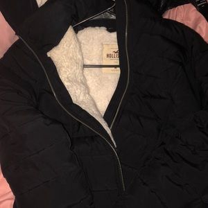 Hollister parka jacket size medium!